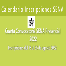 IV Convocatoria del SENA Modalidad Presencial y a Distancia 2022
